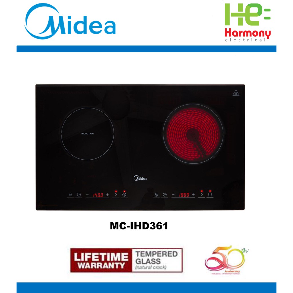 Midea Mc Ihd Built In Induction Ceramic Hob W Shopee