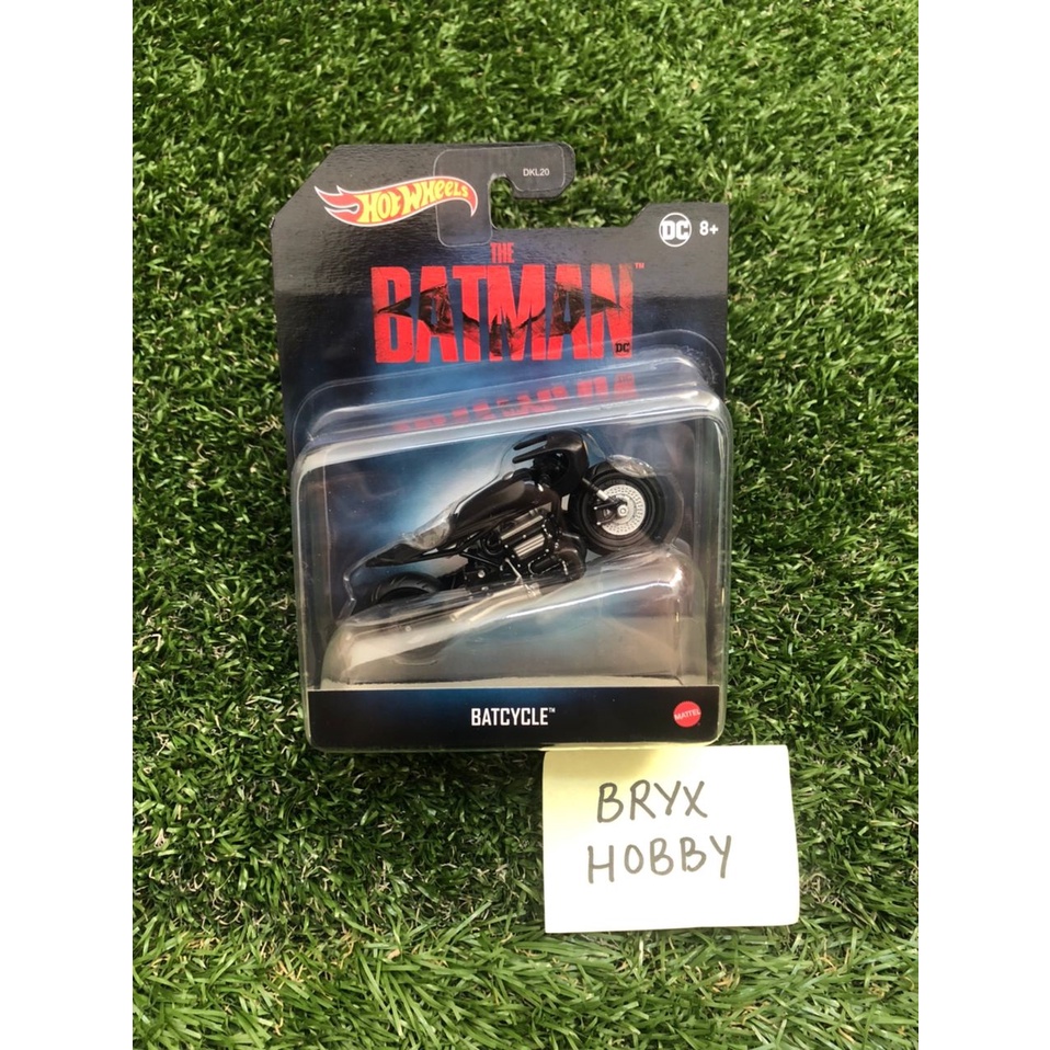 Hot Wheels 2022 Batman Premium The Batman Batcycle GTT29 Black 1 50