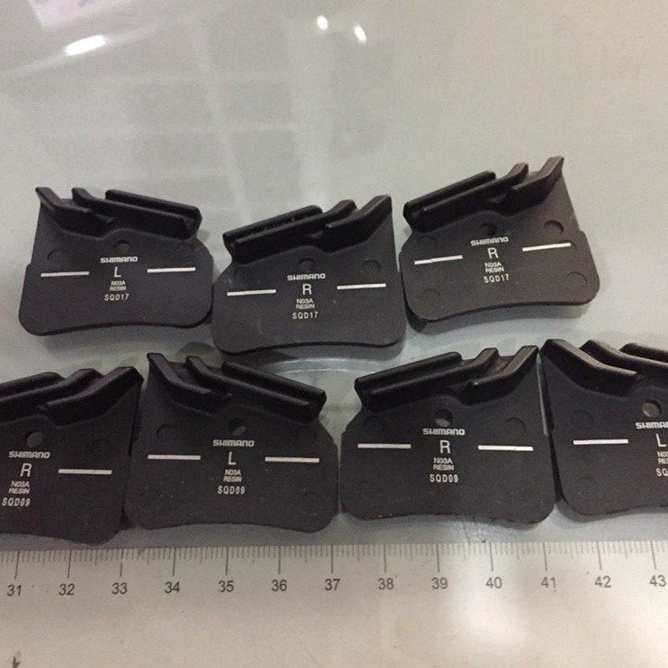 Shimano Brake Pads For XTR BR M9120 4 Piston Disc Brake N03A Resin Ice