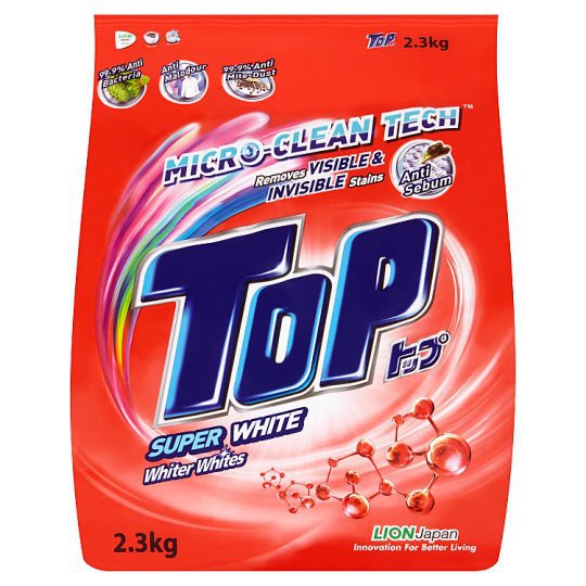 Top Detergent Powder Serbuk Pencuci Baju 2 1 KG Super Colour Blue