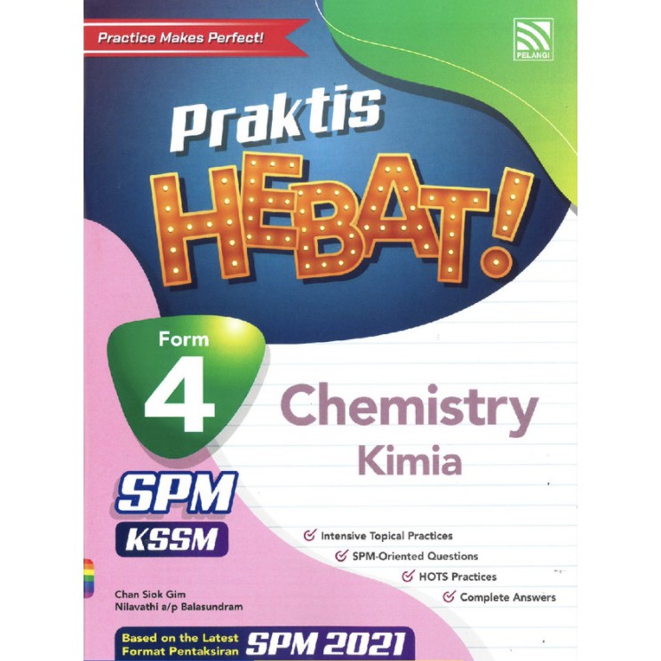 W O Praktis Hebat SPM Chemistry Form 4 KSSM Bilingual Shopee