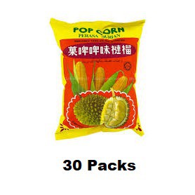 Packs Durian Flavoured Pop Corn Snack G Each Local Ready Stocks