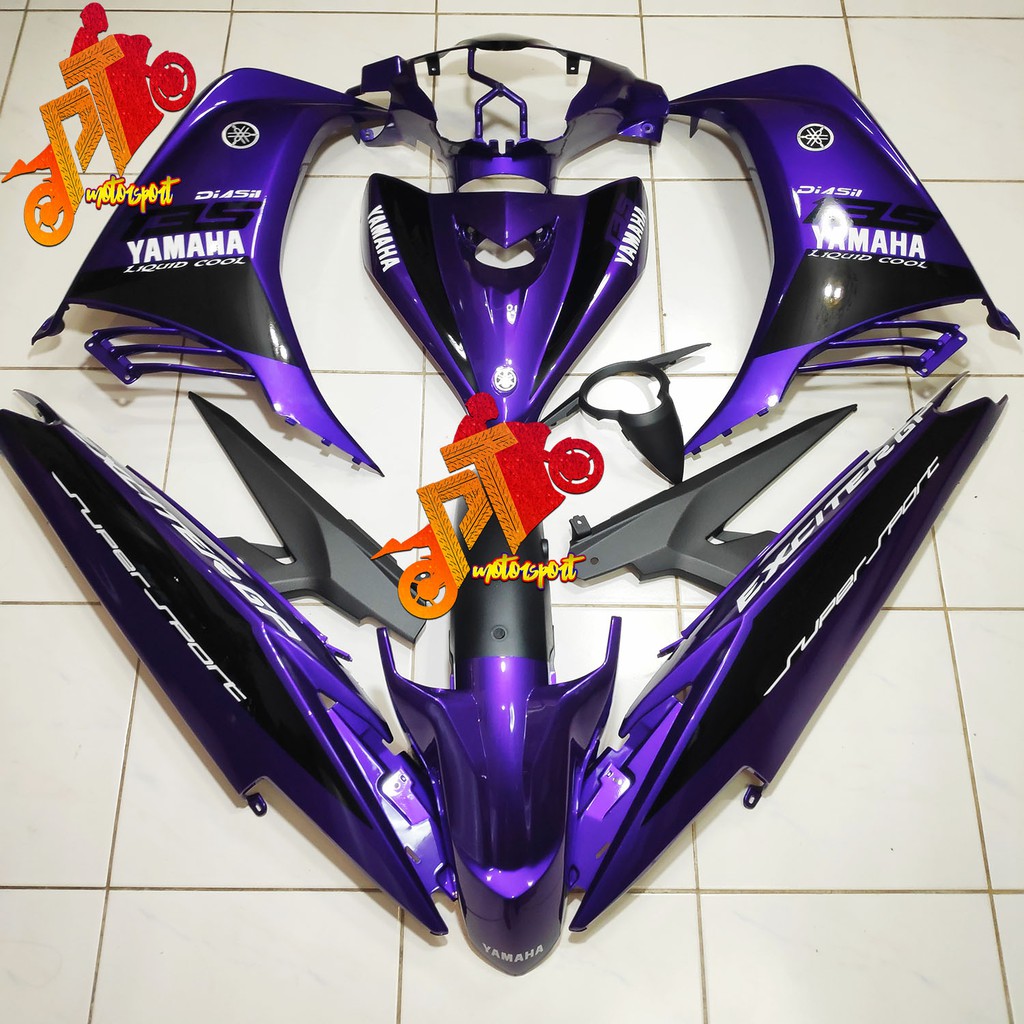 Yamaha Lc 135 Cover Set Purple Violet EXCITER GP V2 V3 V4 V5 V6 V7