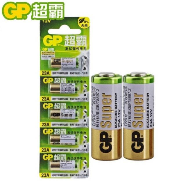 Original GP Super 23A 12V High Voltage Alkaline Battery 1Pcs Shopee