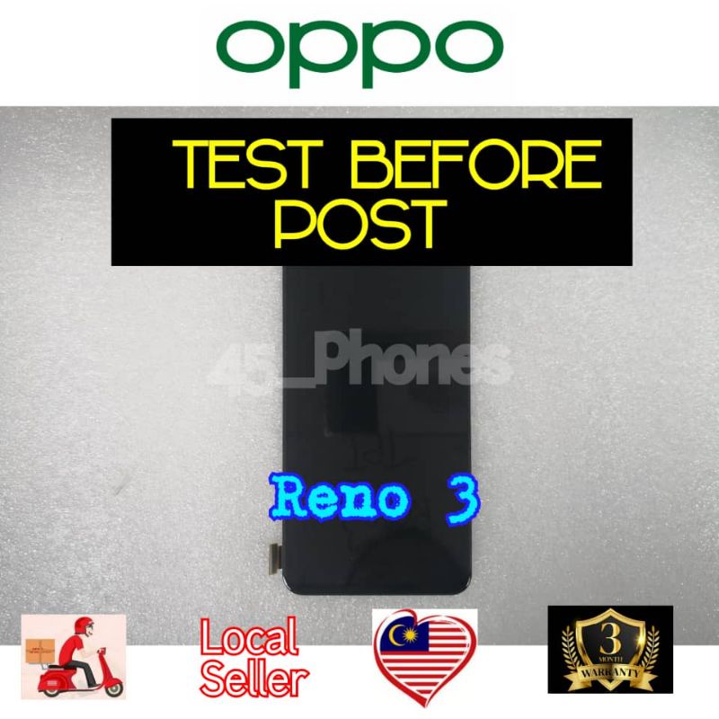 OMP45 Ready Stock OPPO RENO 3 LCD DISPLAY TOUCHSCREEN DIGITIZER