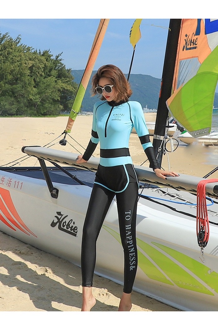 M To Xxl Malaysia Longsleeve Swimsuit Swimwear Bikini Baju Renang