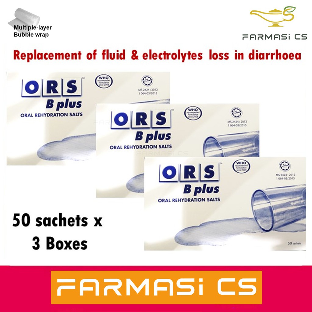 Ors B Plus Oral Rehydration Salts Sachets X Boxes Triple Exp