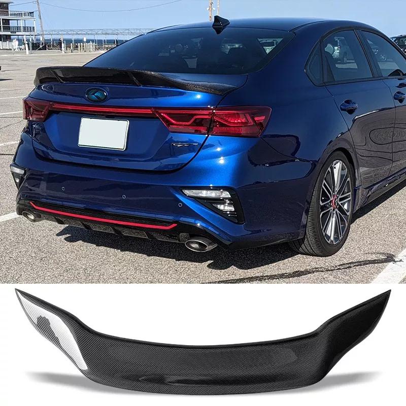 Carbon Fiber Spoiler Frp Car Rear Trunk Wing Type R Refit Accessories