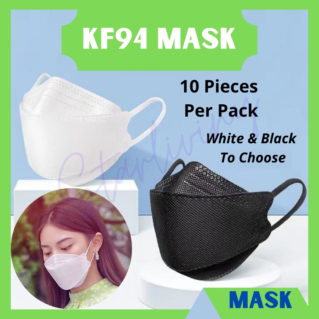 Ready Stock Pcs Kf Premium Quality Ply Adult Mask White