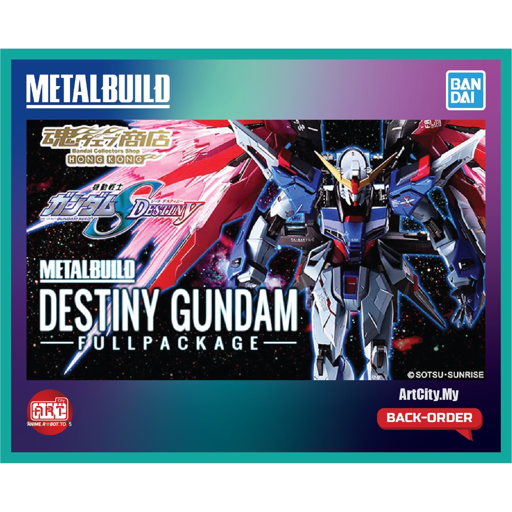 Bandai Metal Build Destiny Gundam Full Package Ver Scale