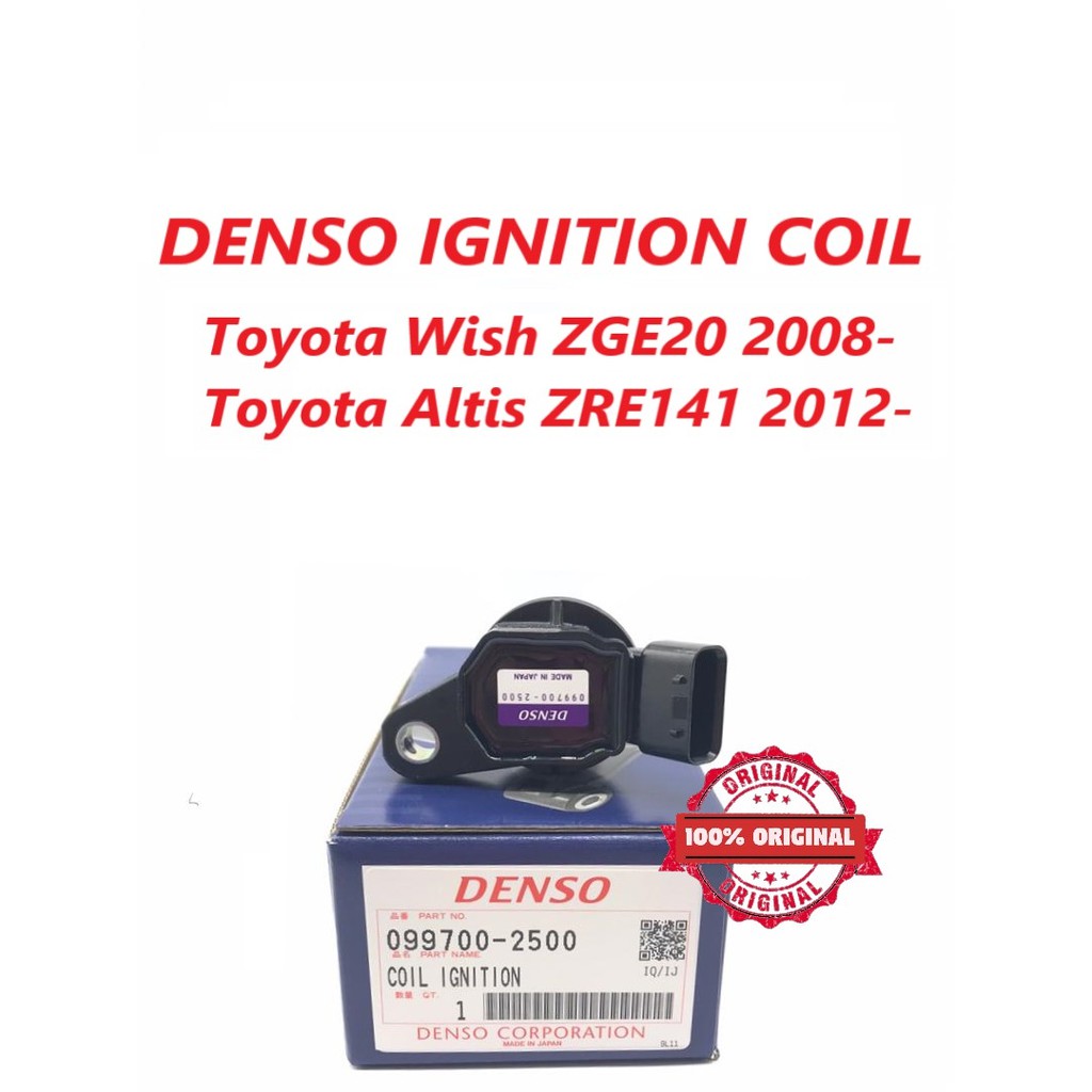 Denso Ignition Coil Toyota Wish Zge Altis Zze Shopee