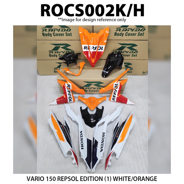 Body Cover Set Rapido Honda Vario 150 Honda V1 V2 Repsol Edition 1