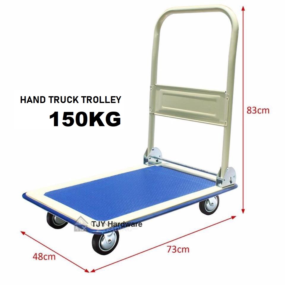 HOT ITEM Troli Tangan Berkemampuan Berat 150KG Boleh Lipat Murah