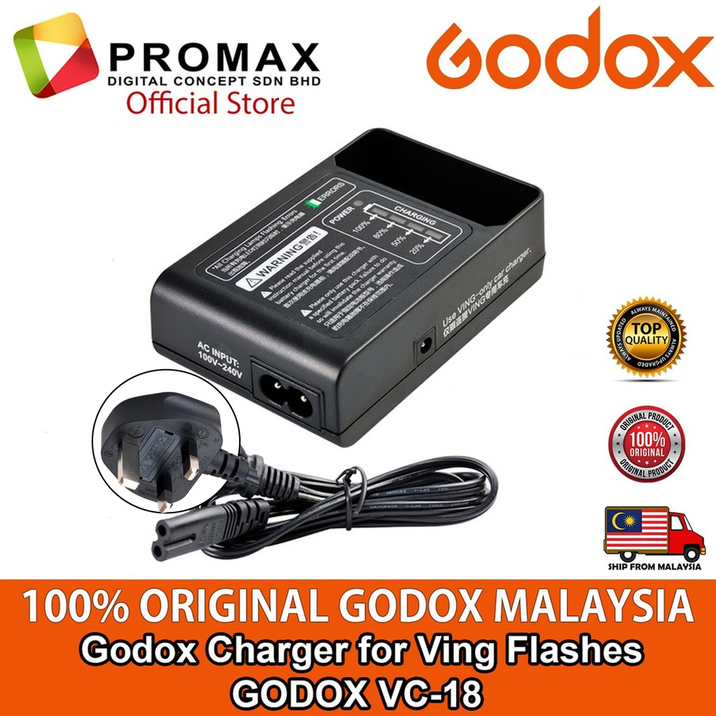 Godox Vc Charger For Battery Ving Flashes Vc For V V Ii V