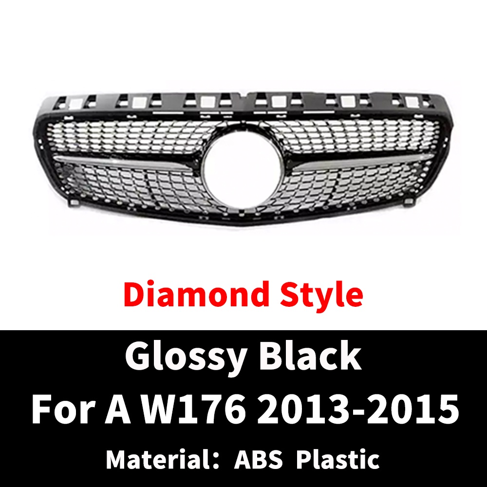 Diamond Gt Front Inlet Grille Bumper Grill Hood Mesh Facelift Tuning