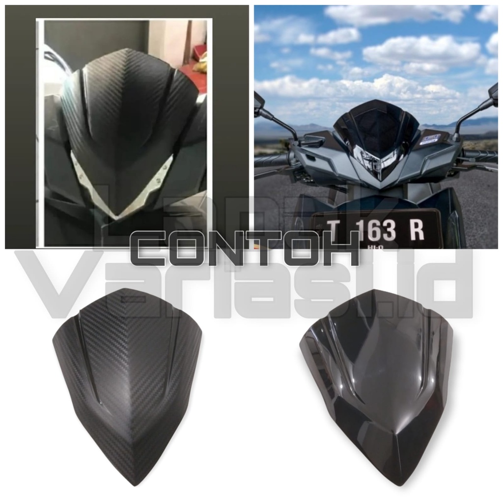 Visor Vario Carbon Carbon Model Like Original Honda Vario Led Esp