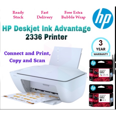 READY STOCK HP DeskJet 2336 Ink Advantage All In One Printer Local