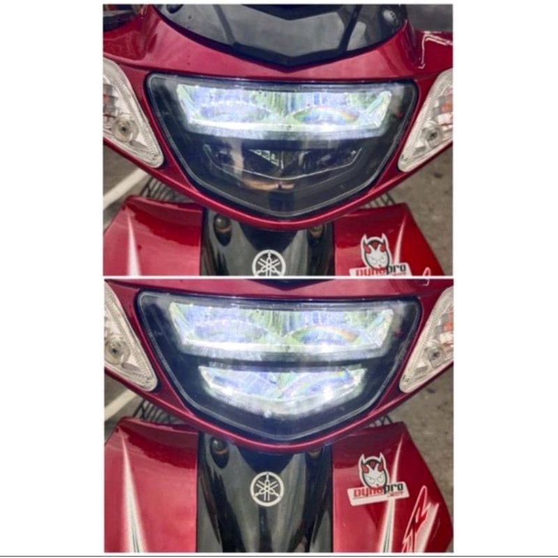 Dynopro Dyno Project Y Zr Led Headlamp Smoke Lampu Depan Gelap Head