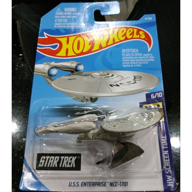 HOT WHEELS CASE A 2019 3 250 USS ENTERPRISE NCC 1701 STAR TREK HW