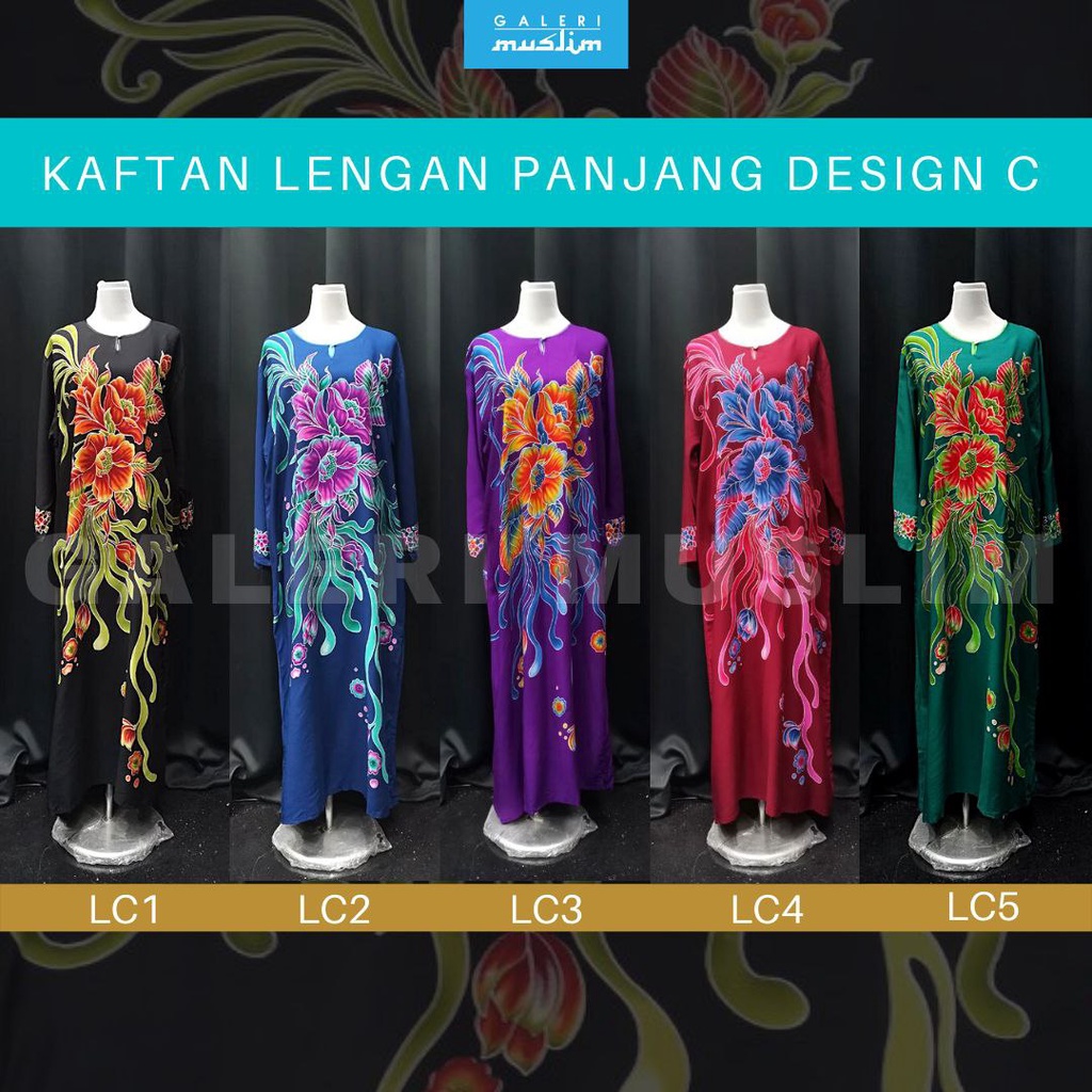 HOT SELLING KAFTAN LENGAN PANJANG COTTON BERCORAK VIRAL READY STOCK