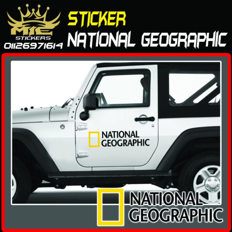 Sticker National Geographic Off Road X Ranger Hilux D Max Frontier