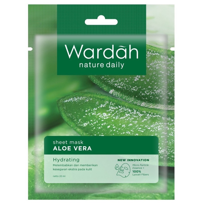 Wardah Lightening Essence Sheet Mask Wardah Nature Daily Sheet Mask