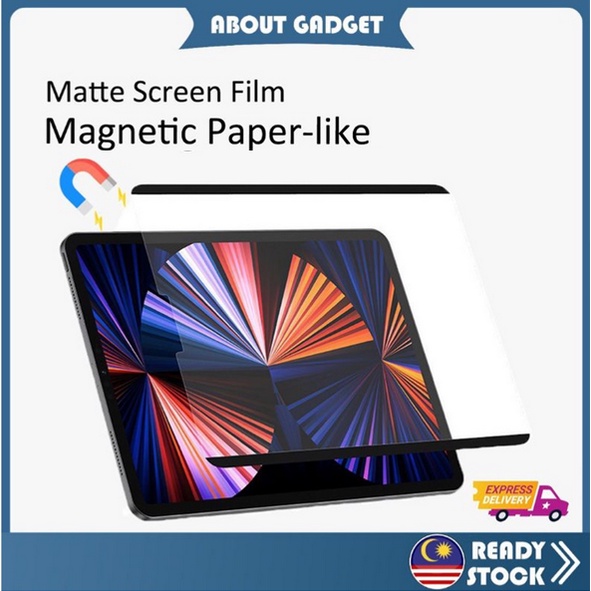 Magnetic Paper Like Screen Film Removable Reusable Matte Paper Feel For