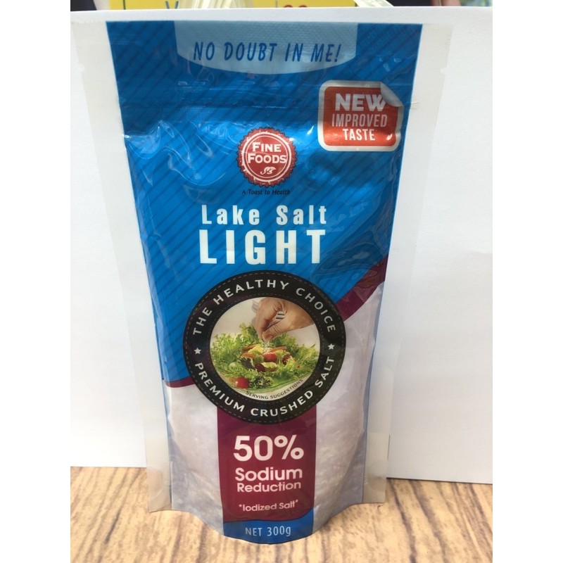 Fine Food Lake Salt Light 300g Shopee Malaysia