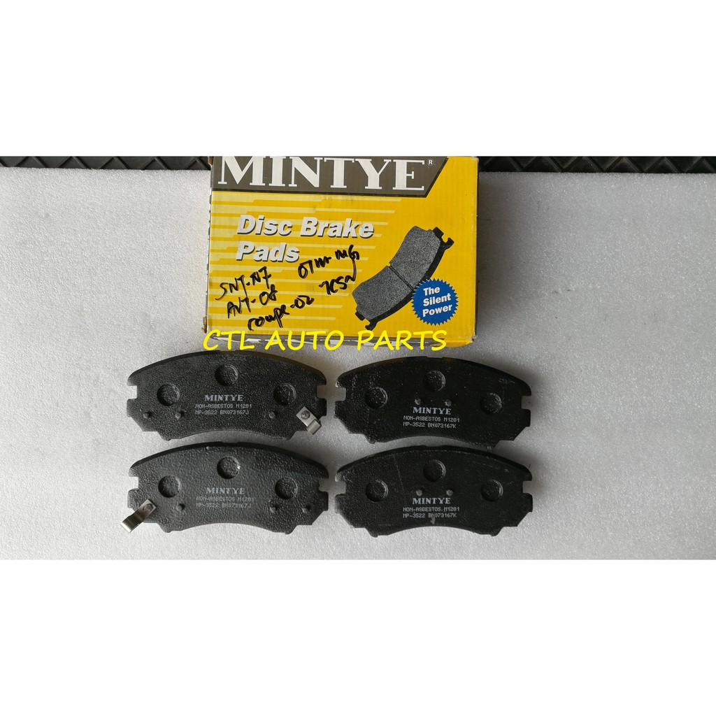 Hyundai Sonata Nf Avante Hd Coupe Front Brake Pads Pcs Set Mintye