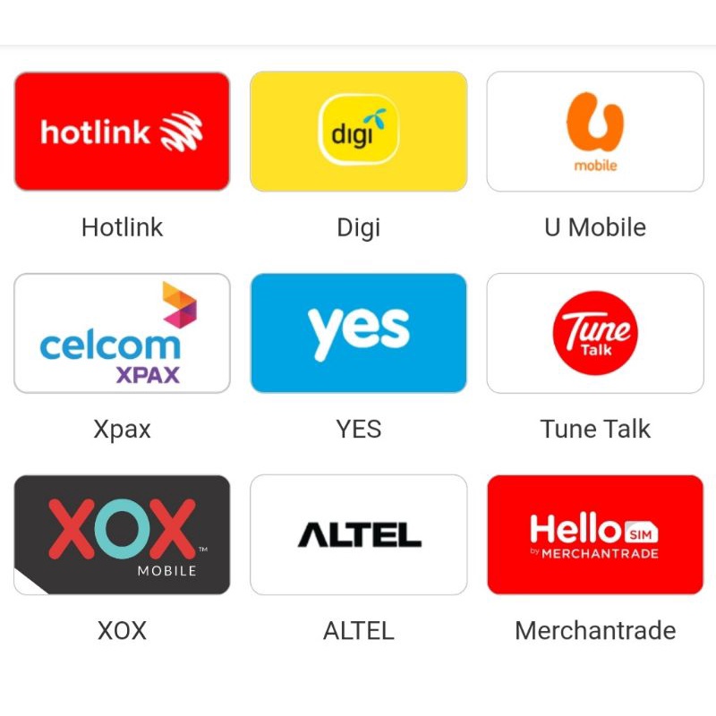 TOPUP RELOAD PIN PREPAID MAXIS HOTLINK UMOBILE CELCOM Shopee