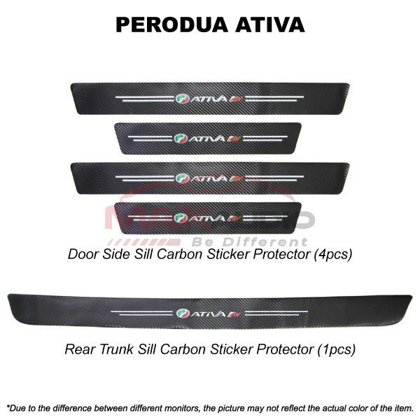 PERODUA ALZA AXIA ARUZ BEZZA MYVI VIVA ATIVA Car Door Carbon Side Sill