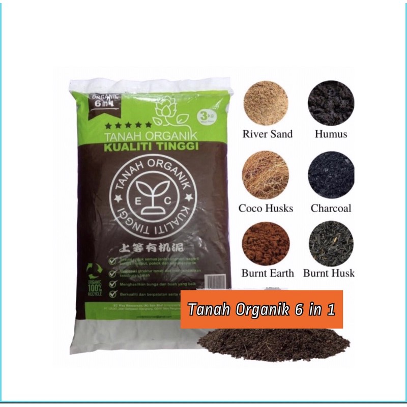 Tanah Organik Liter Kg Premium Campur In Organic Black Soil