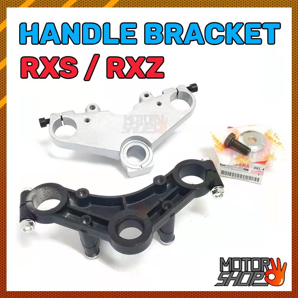 HANDLE BRACKET CROWN YAMAHA RXS RXZ OLD RXZ NEW RXZ 5 SPEED BLACK