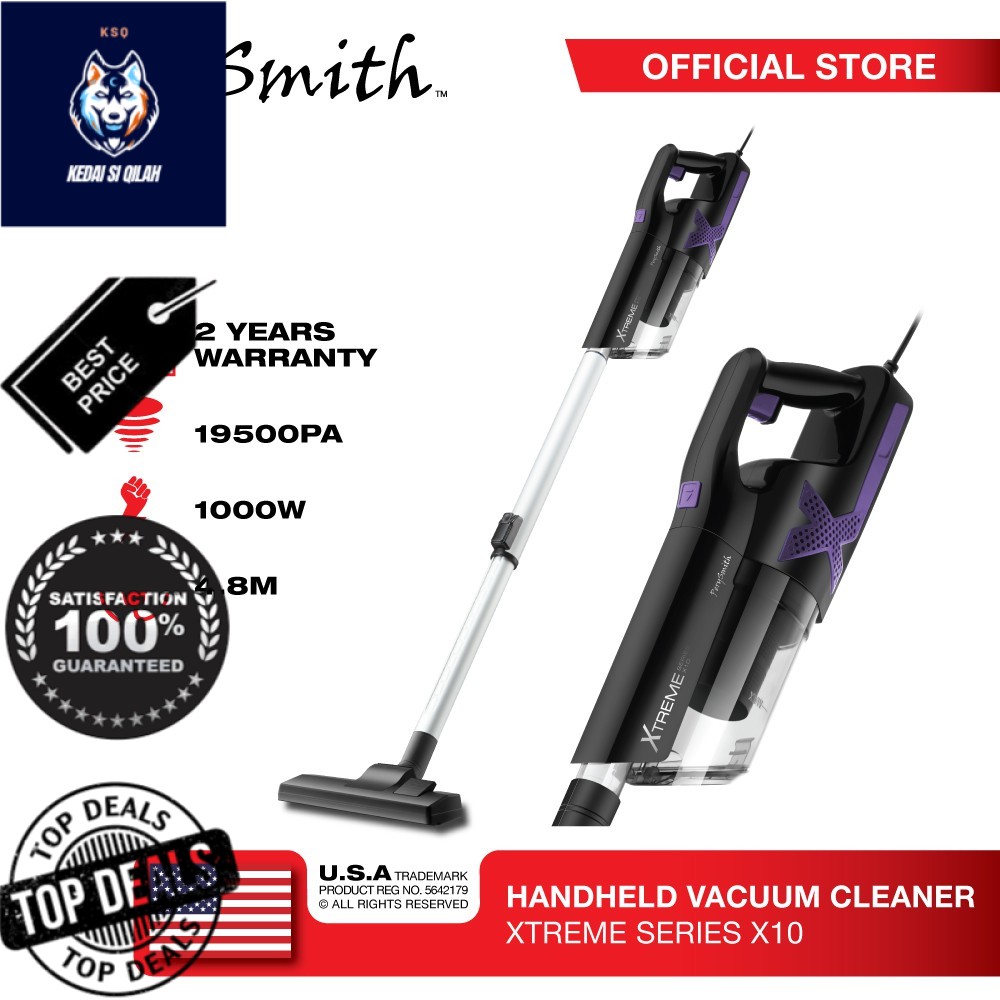 PerySmith Handheld Vacuum Cleaner Xtreme Series X10 1000W Shopee