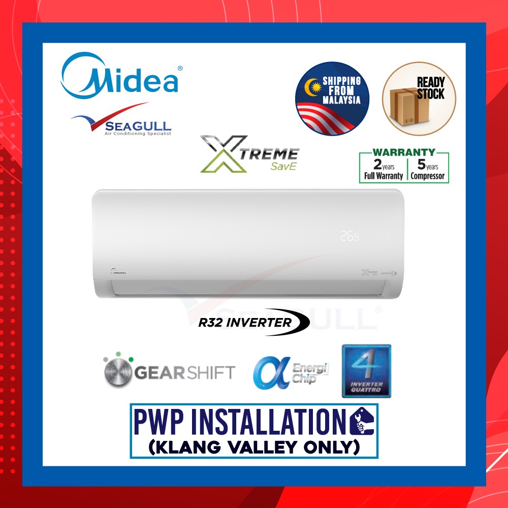 WI FI Midea Inverter R32 Wall Mounted Xtreme SavE Series 1 0HP 2 5HP