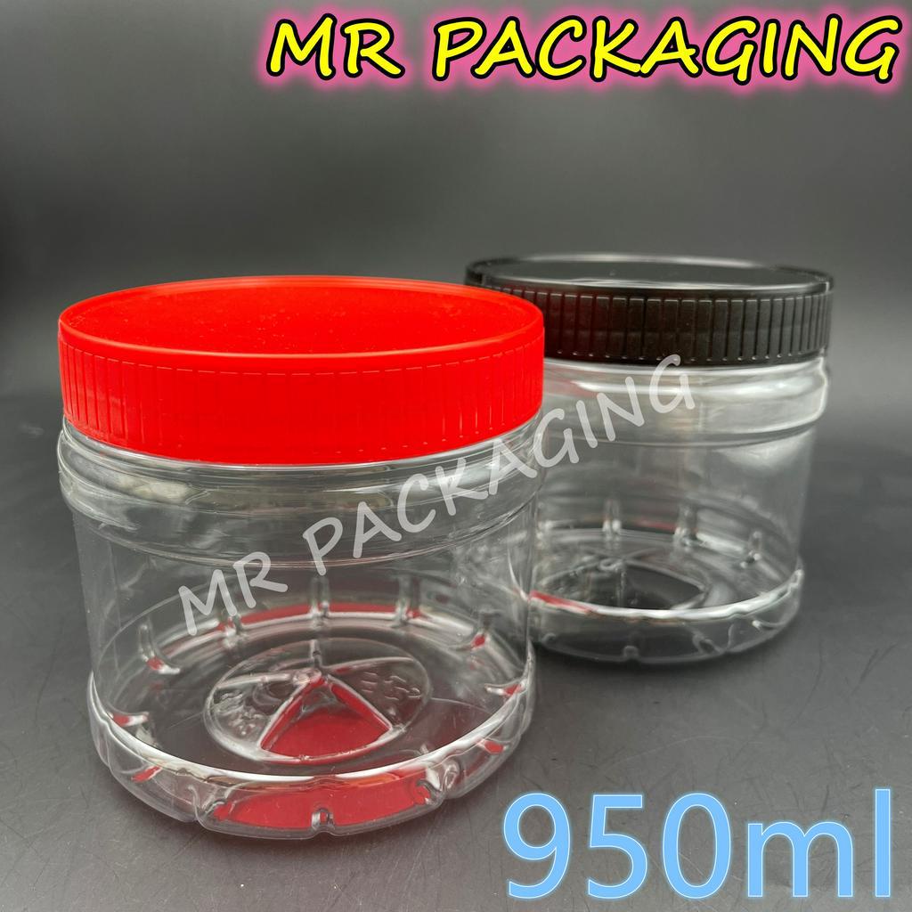 Balang Kuih Raya Ml Pet Container Set Bekas Cookie Jar