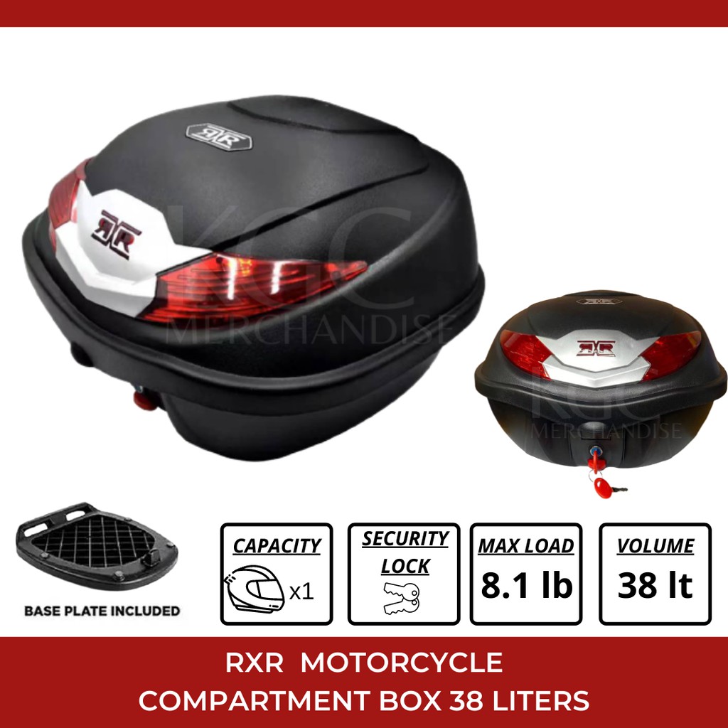 Rxr Motorcycle Compartment Box Security Box L Shopee Malaysia