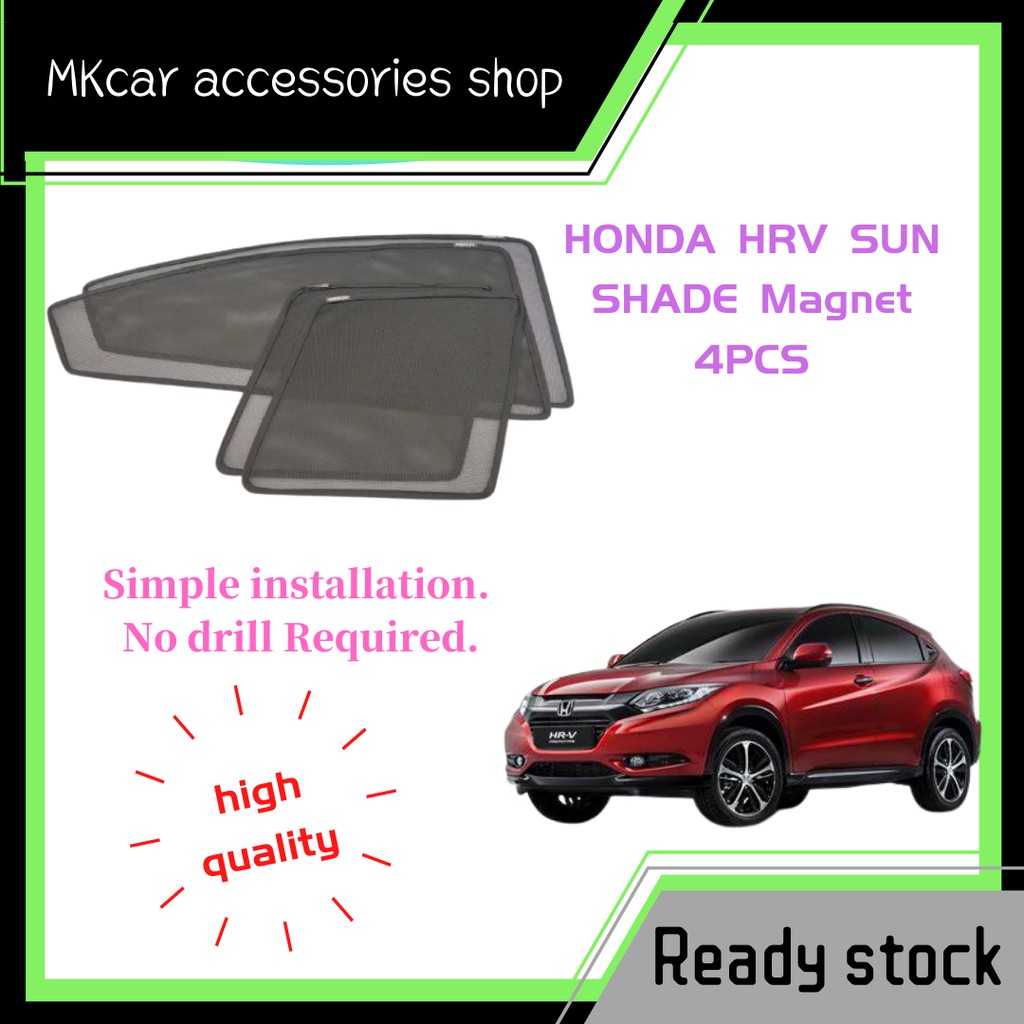 Honda Hrv Sun Shade Magnet Pcs Shopee Malaysia