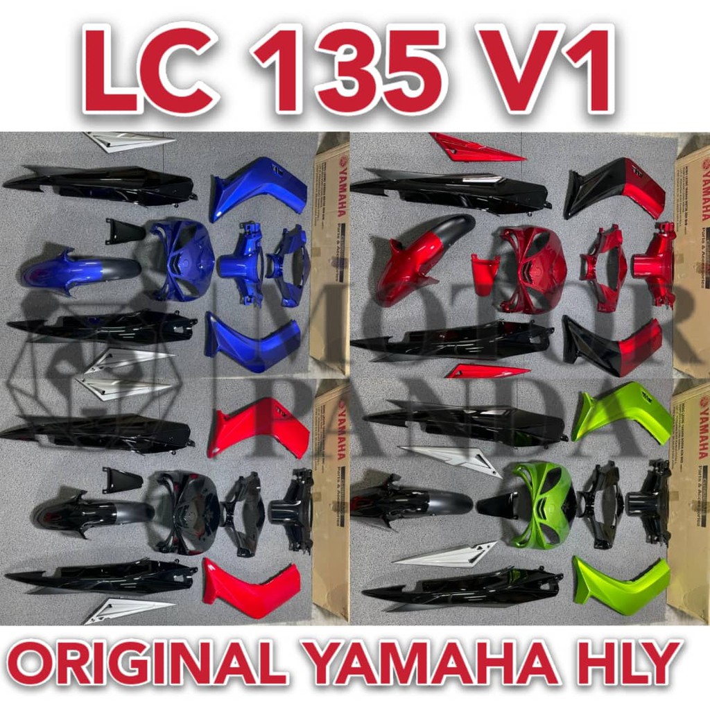 100 ORIGINAL YAMAHA LC135 LC 135 V1 1S8 COVERSET COVER SET BODY