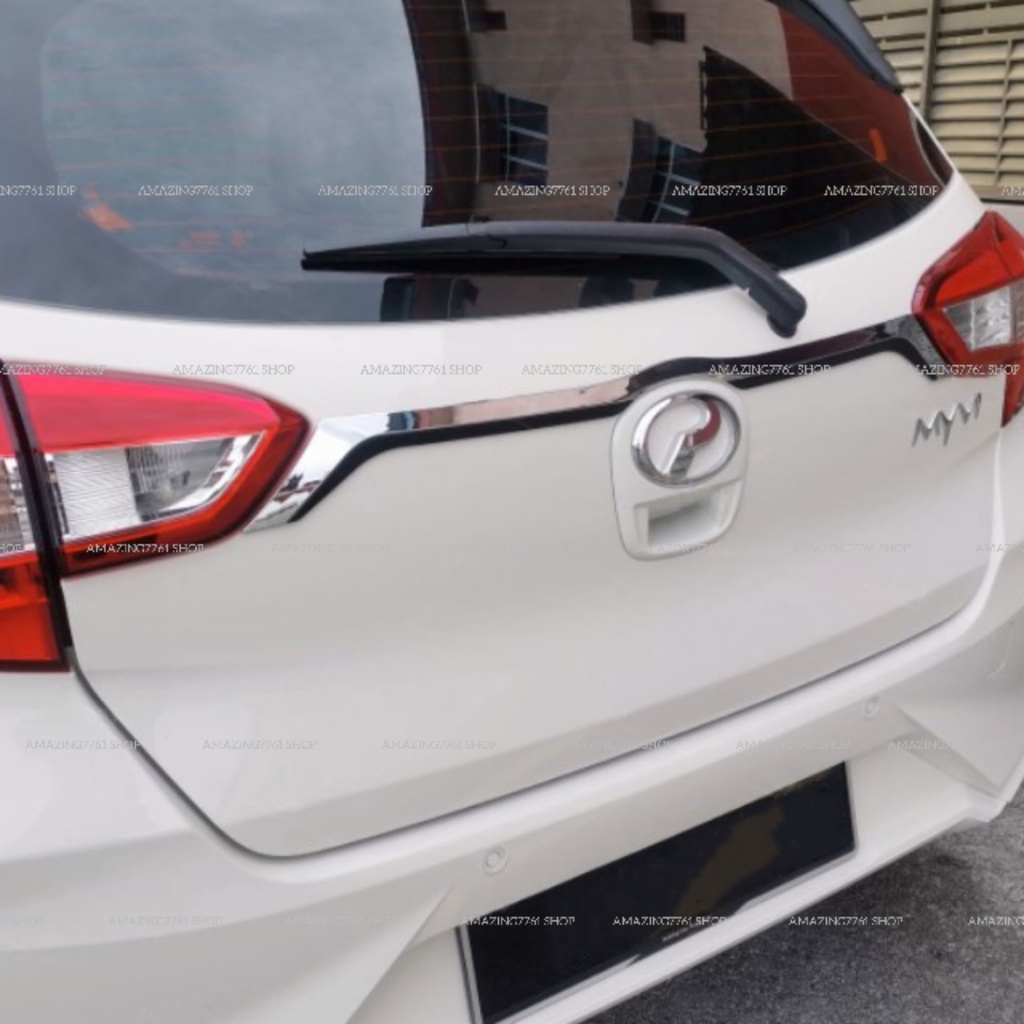 Amazing Perodua Myvi Chrome Rear Bonnet Trim Garnish Rear