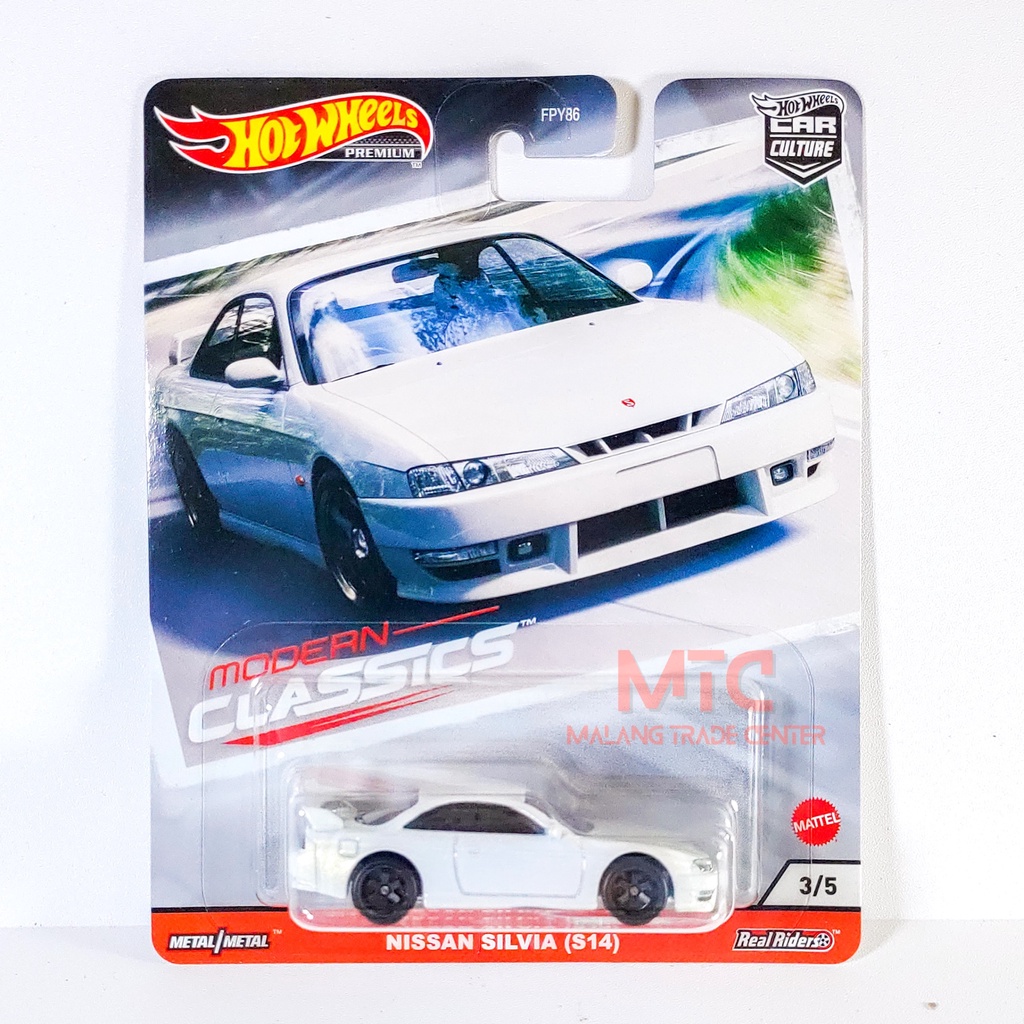 Hot Wheels Nissan Silvia S14 Premium Modern Classic 2807 Shopee Malaysia