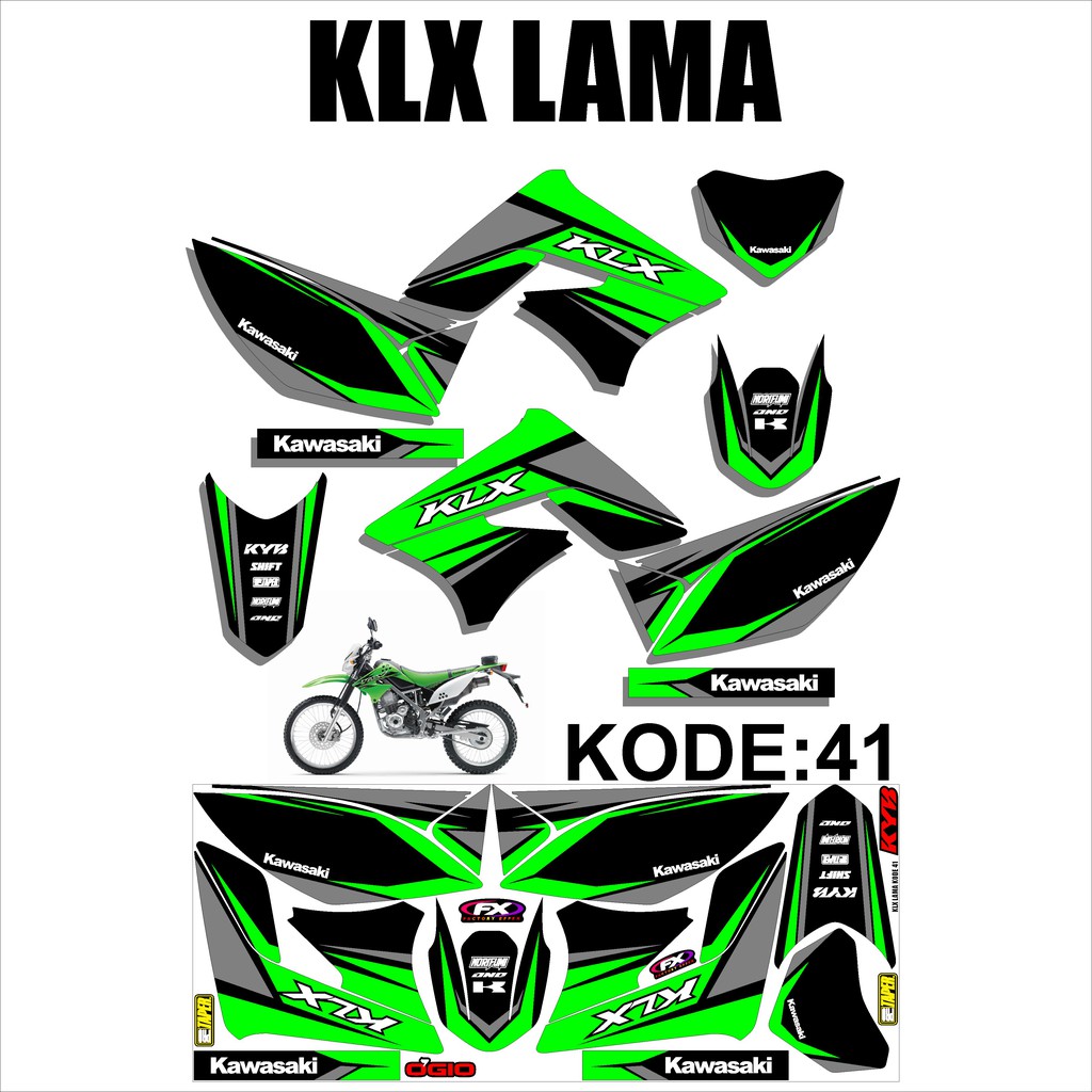 Sticker Striping Lis Variation Klx S Klx L Klx Lama Design Ch