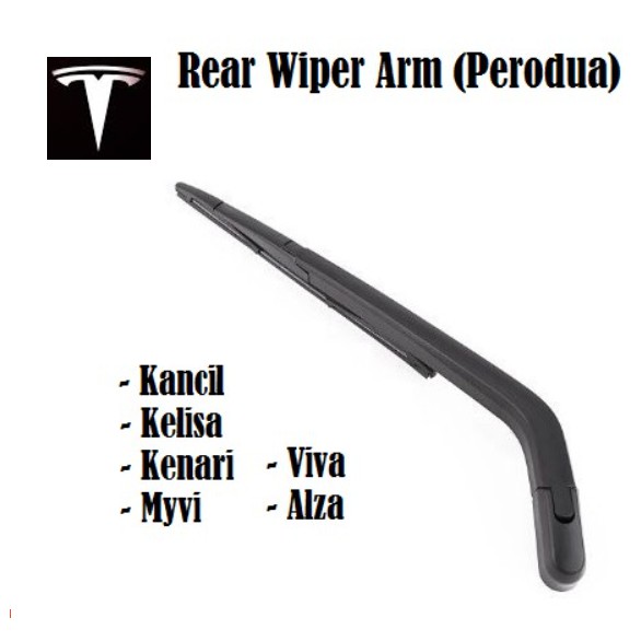 Wiper Arm Rear Belakang Perodua Kancil Kelisa Kenari Viva Myvi Alza