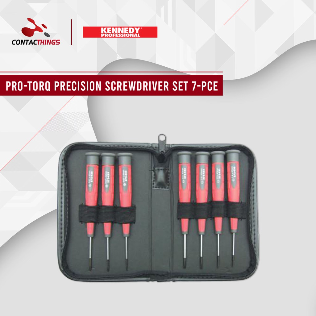 Kennedy Pro Torq Precision Screwdriver Set Pce Ken K Shopee