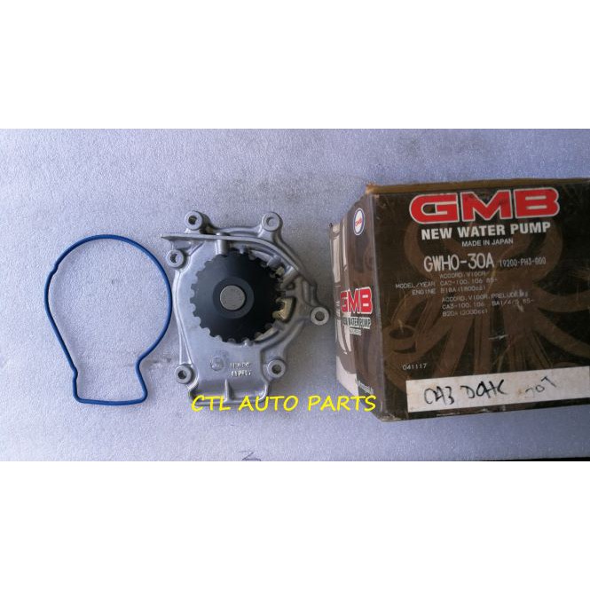 HONDA ACCORD CA2 CA3 B20A DOHC ENGINE WATER PUMP 20T GWHO 30A GMB JAPAN