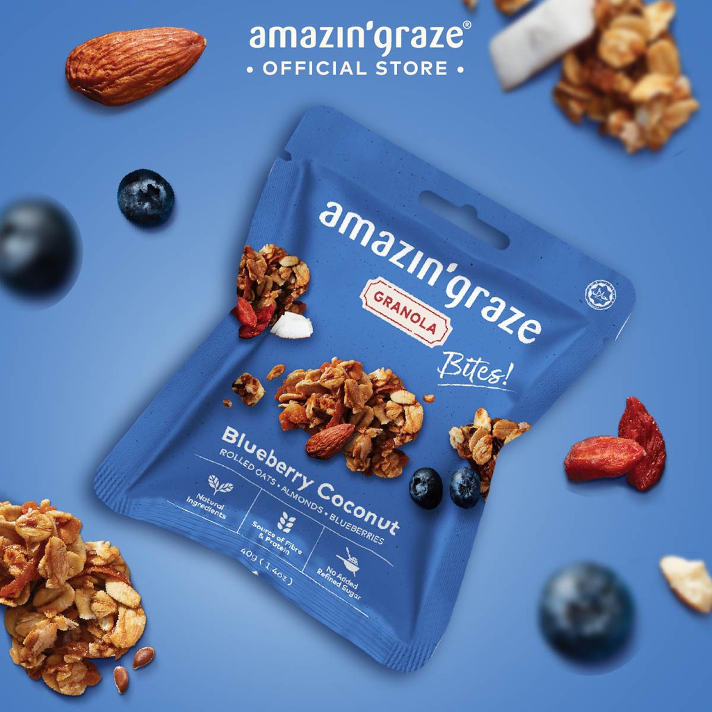 Bundle Of Amazin Graze Mini Granola Bites X G Shopee Malaysia