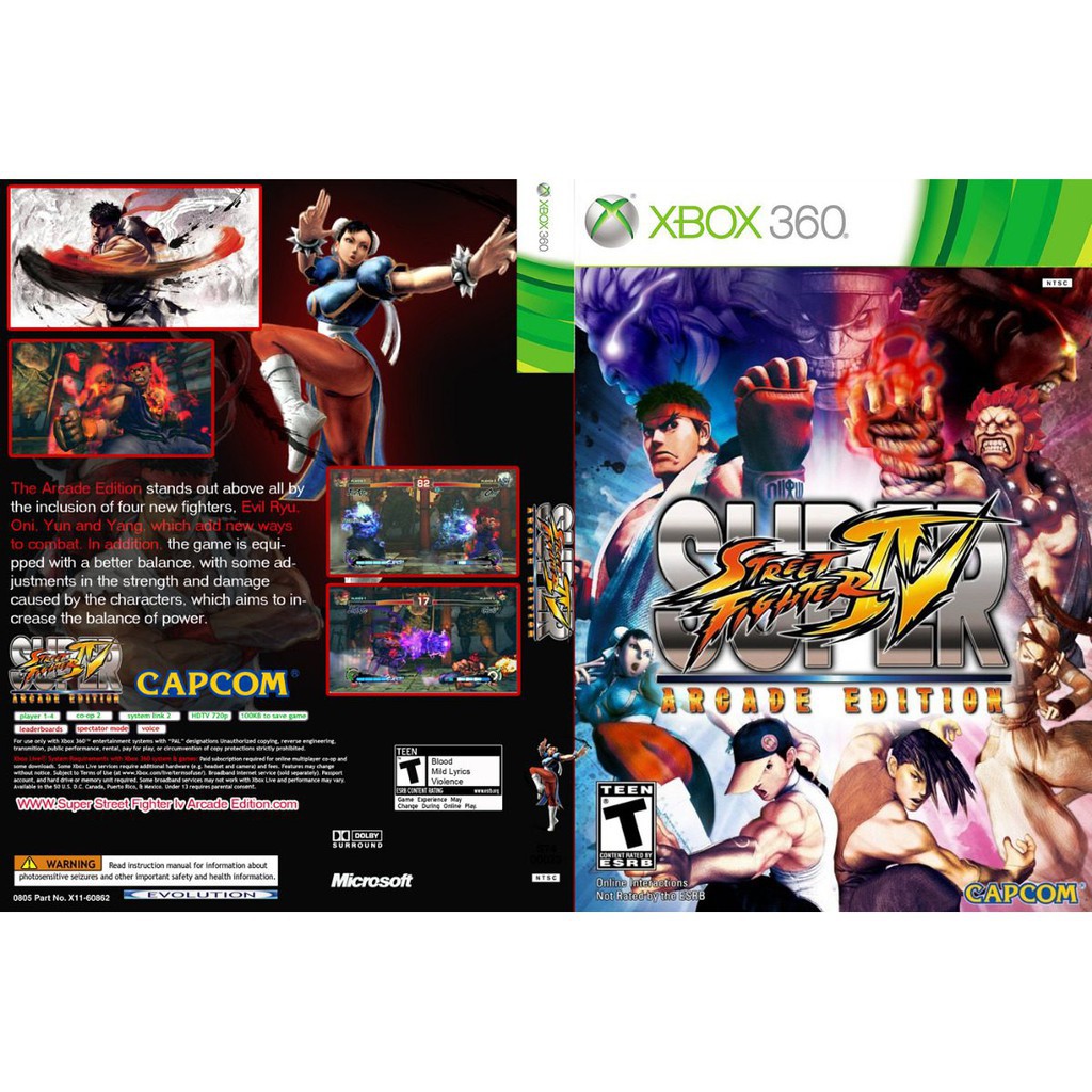 Game Box Xbox Super Street Fighter Arcade Edition Shopee Malaysia