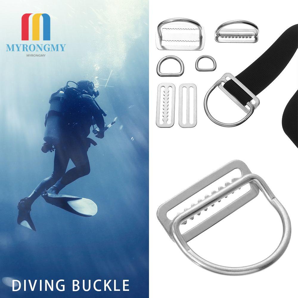 Myron Styles Scuba Diving Weight Belt Free Diving D Ring Slide Keeper