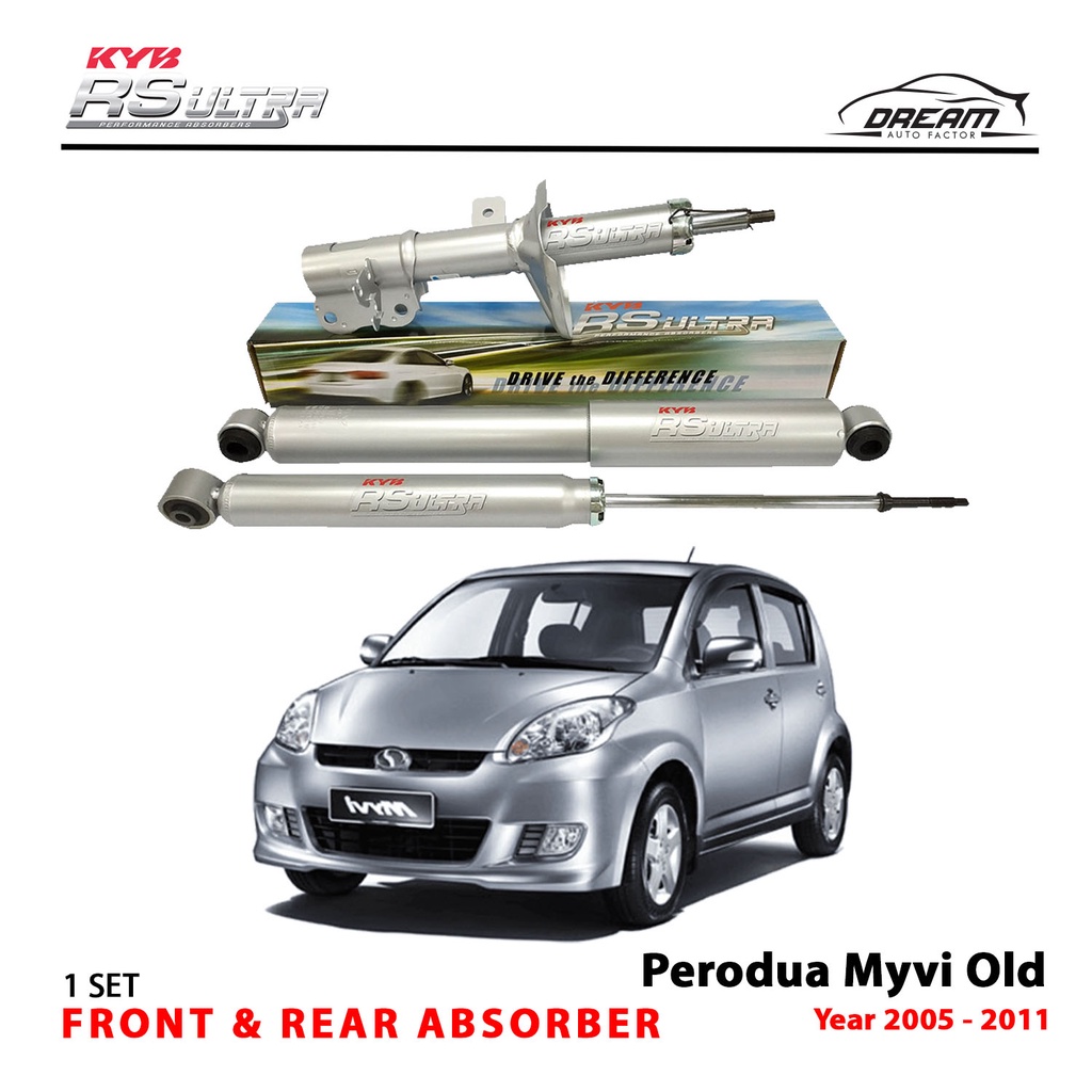 Perodua Myvi Kayaba Kyb Rs Ultra Front And Rear Absorber Set Hd