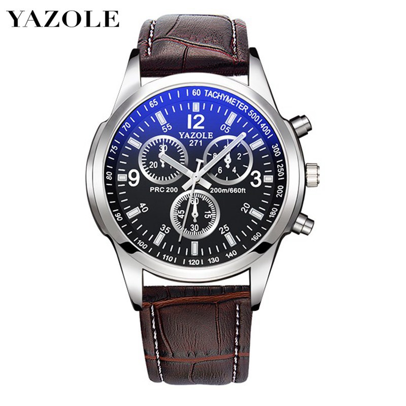 Yazole Top Luxury Watch Men Analog Fashion Sports Quartz Shopee